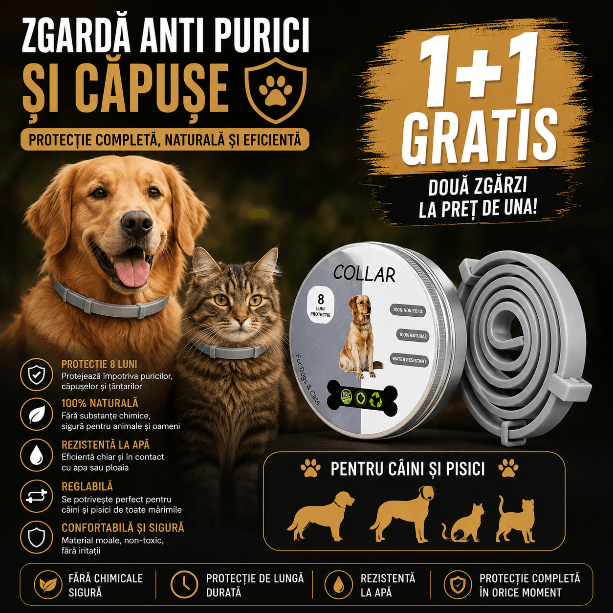 StopDăunatori - Zgardă Anti Dăunatori 1+1 Gratis