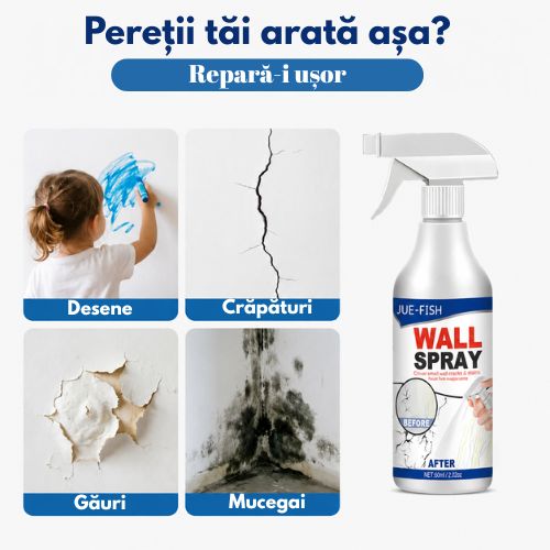 WallRestore™ – Spray pentru Repararea Pereților