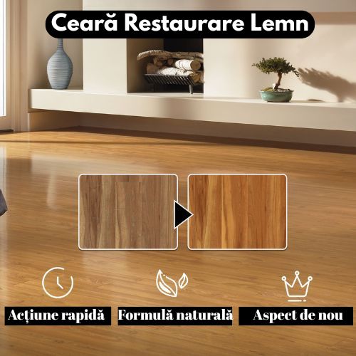 WoodLux - Ceară pentru Restaurarea Lemnului