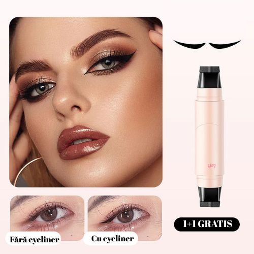 Eyeliner Zerivo cu 2 Capete 1+1 Gratis