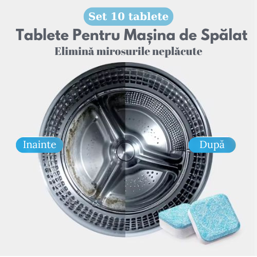 CleanWash – Tablete pentru Mașina de Spălat